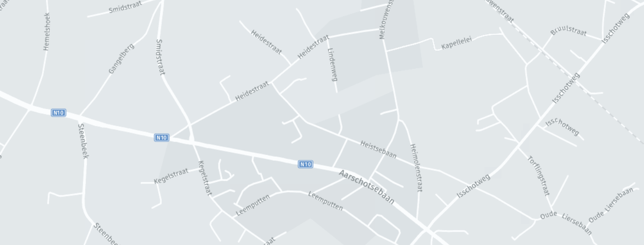 Huidige stratenplan